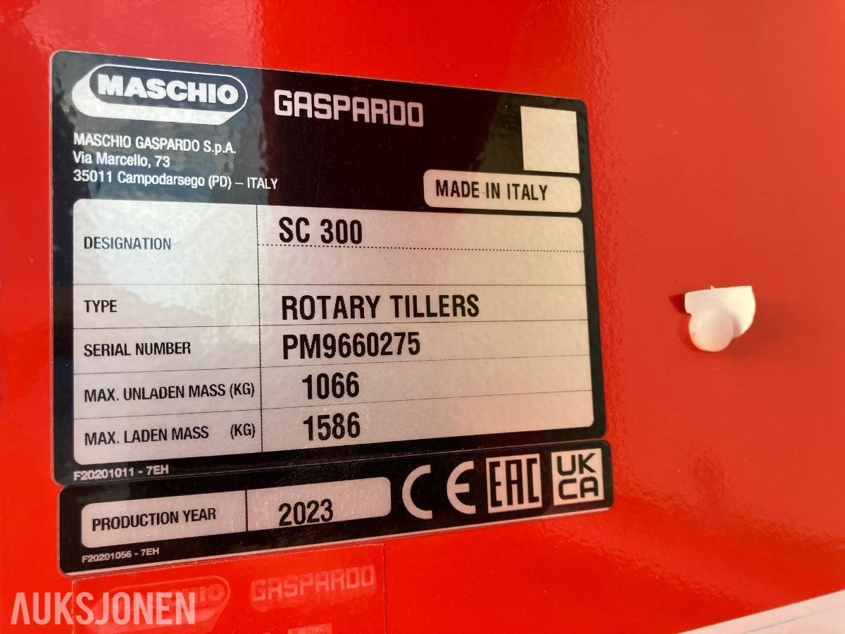 2023 Maschio SC 300 Jordfres